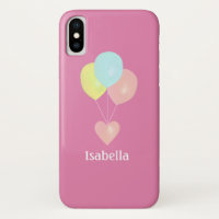 Heart and Balloons on Rose Gold