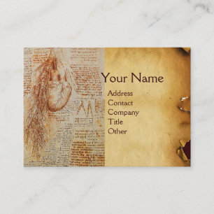 Heart and Bronchial Arteries,Doctor,Medical Business Card