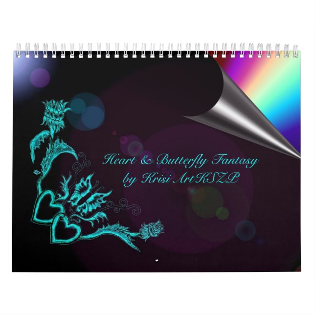 Heart and Butterfly Fantasy Calendar (Cover)
