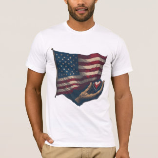 Heart and Flag T-Shirt