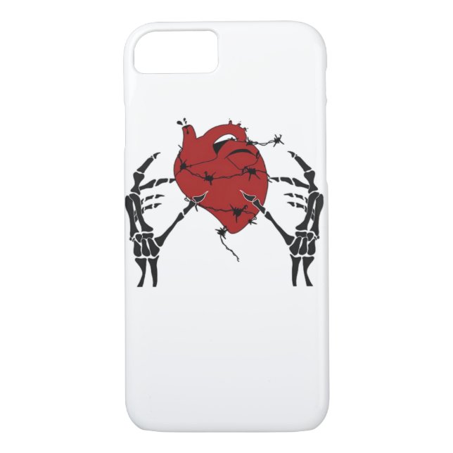 Heart And Hands - Skeleton Heart Hands  Case-Mate iPhone Case (Back)