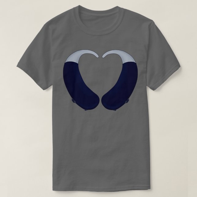 Heart and Hearing Aid T-Shirt (Design Front)