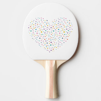 Heart and Little Hearts - Ping-pong Lovers Ping Pong Paddle