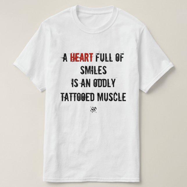 Heart and smiles T-Shirt (Design Front)