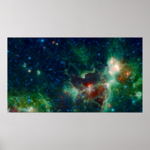 Heart and Soul Nebula Fractal Poster