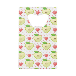 Heart Apples with Pink Polka Dots And Hearts