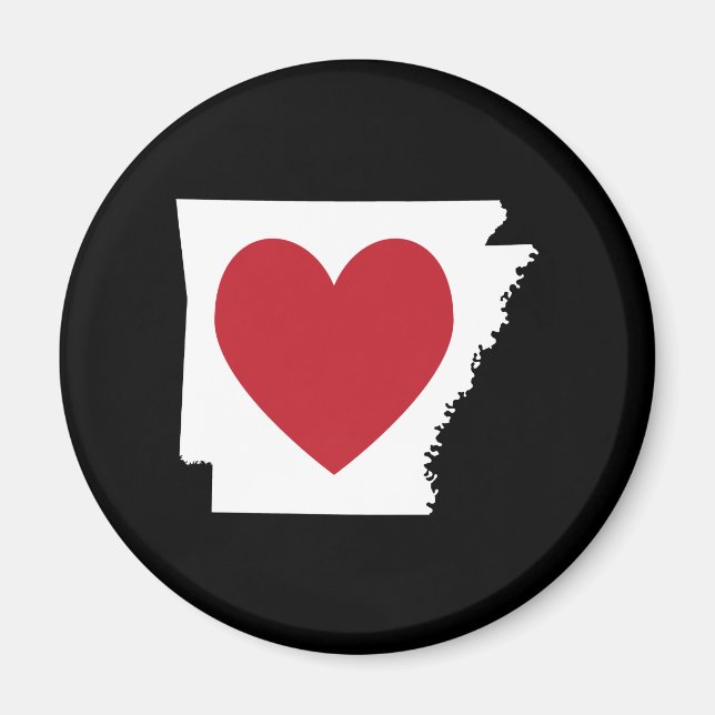 Heart Arkansas Magnet (Front)