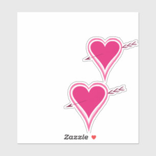 Heart & Arrow-Raspberry