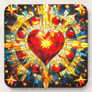 Heart Art Coaster