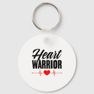 Heart Attack Red Ribbon Surgery Heart Disease Awar Key Ring