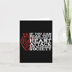 Heart Attack Survivor Heart Disease Survivor  Card