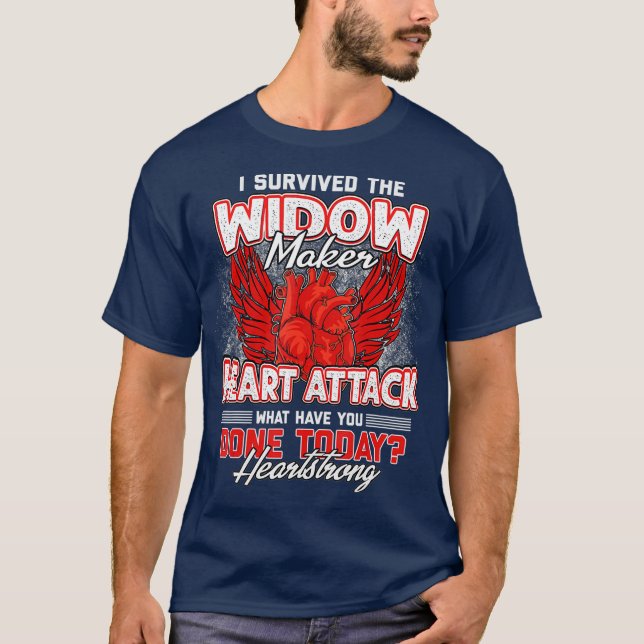 Heart Attack Survivor Open Heart Surgery Gifts T-Shirt (Front)
