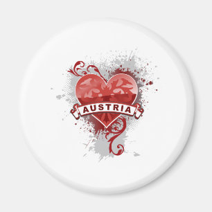 Heart Austria Magnet