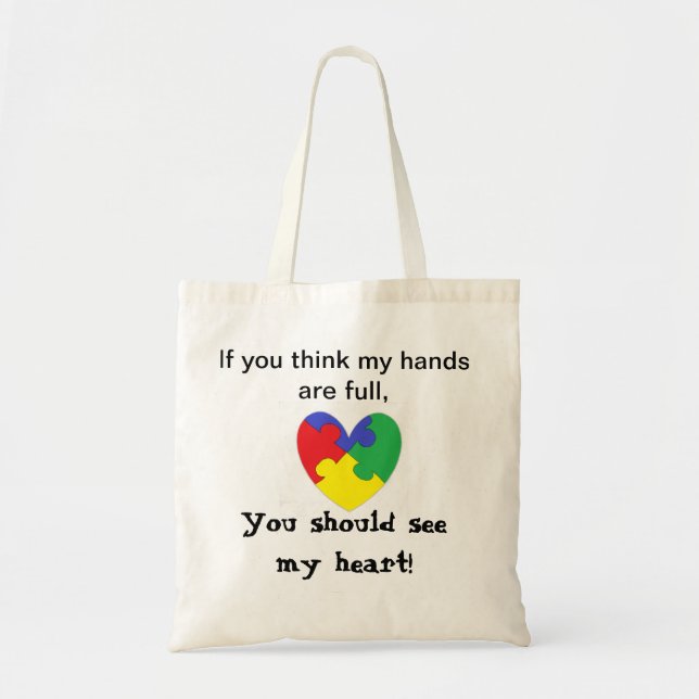 Heart Autism Bag (Front)