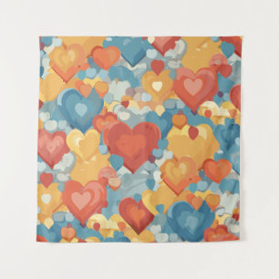 Heart autism tapestry