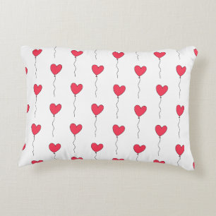 Heart Balloons Decorative Cushion