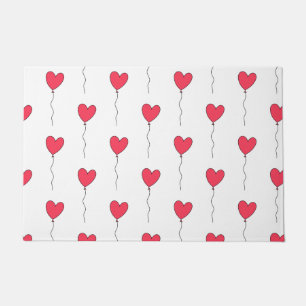 Heart Balloons Doormat