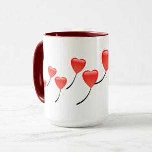 Heart Balloons Mug