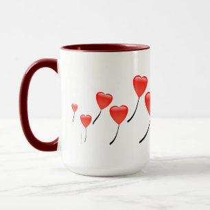 Heart Balloons Mug