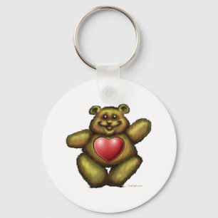 Heart Bear Key Ring