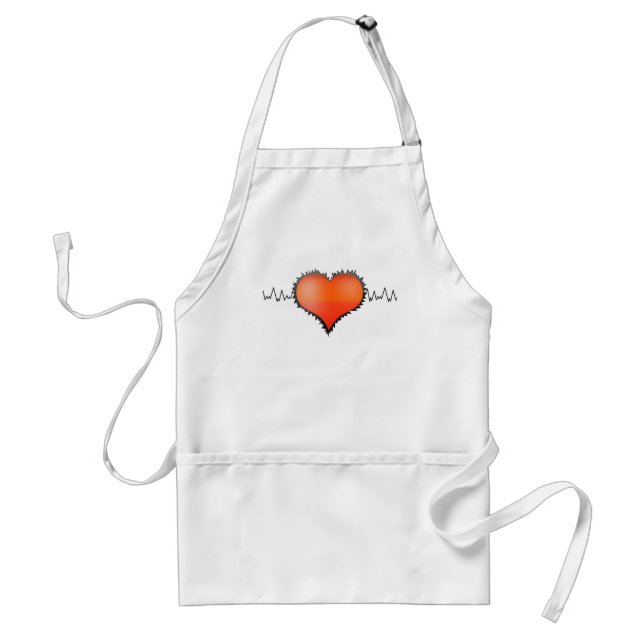 Heart Beat Standard Apron (Front)