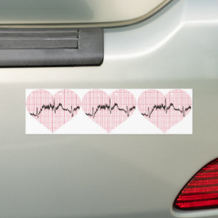 Heart Beat VII Bumper Sticker