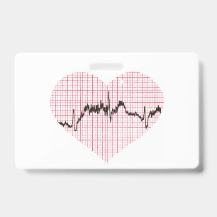 Heart Beat VII ID Badge
