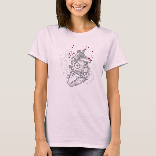 Heart Beats on Pink shirt (Front)
