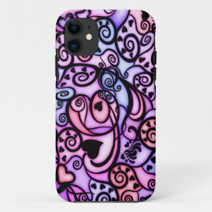 Heart Beats Singing, Stained Glass style Case-Mate iPhone Case