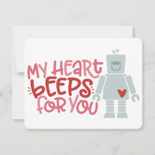 HEART BEEPS FOR YOU HOLIDAY CARD
