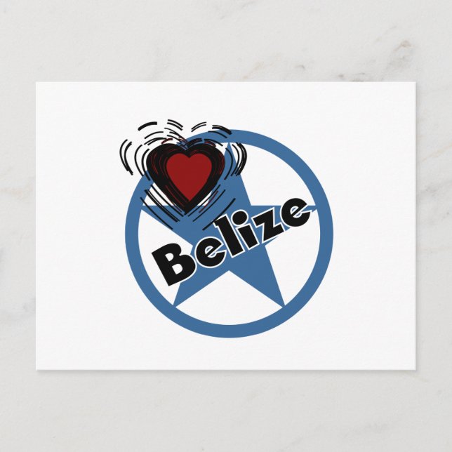 Heart Belise Postcard (Front)