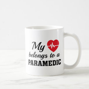 Heart Belongs Paramedic Coffee Mug