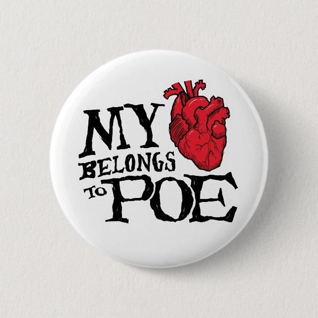 Heart Belongs to Poe Button (Front)