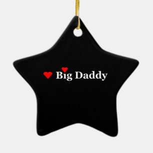 Heart Big Daddy Ceramic Tree Decoration