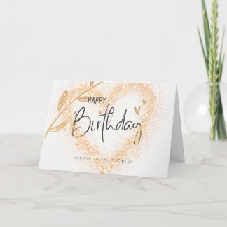 Heart Birthday Card