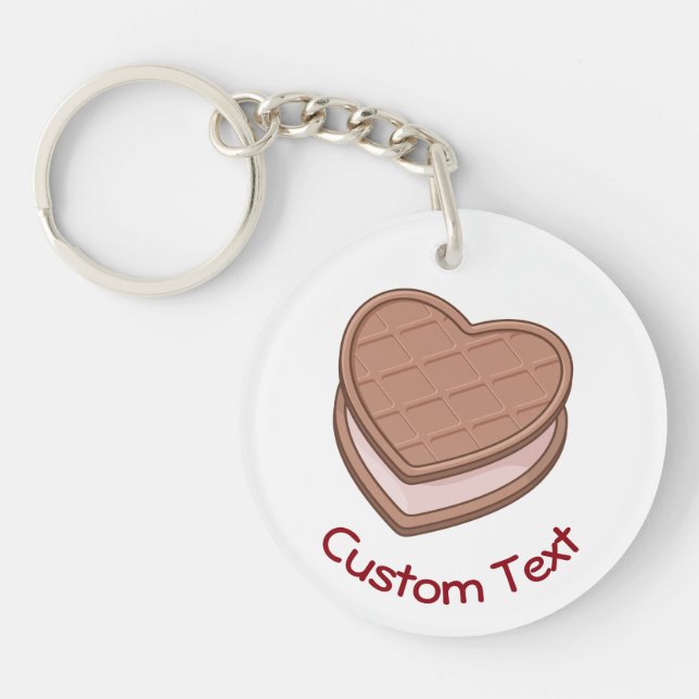 Heart Biscuit Keychain (Front)