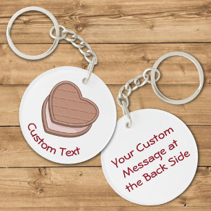 Heart Biscuit Keychain