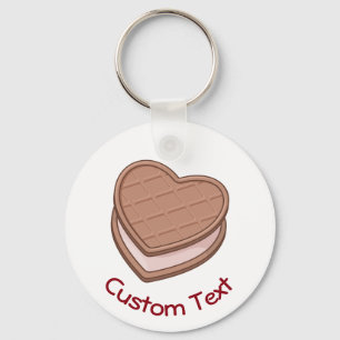 Heart Biscuit Keychain