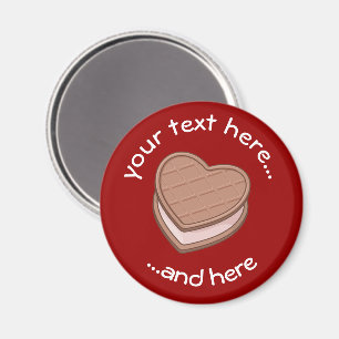 Heart Biscuit Magnet