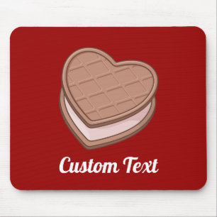 Heart Biscuit Mouse Pad