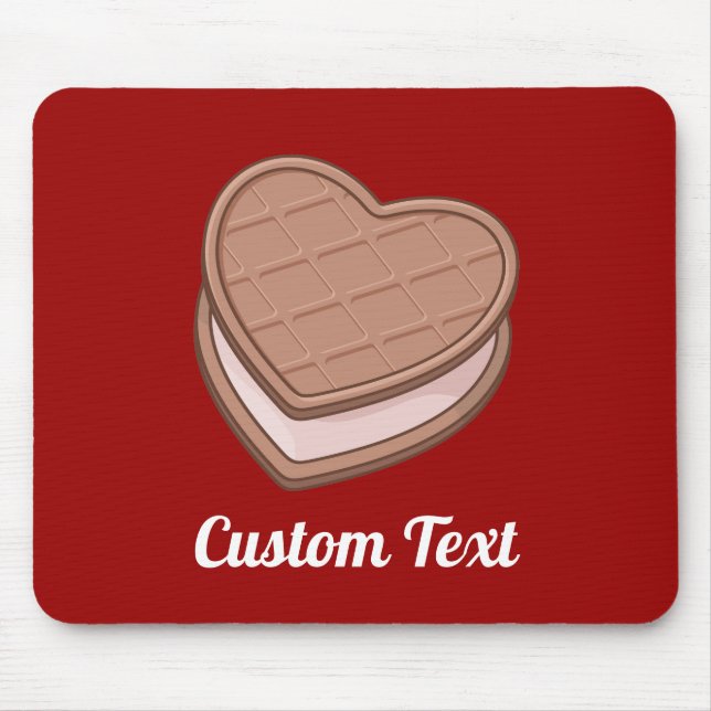 Heart Biscuit Mouse Pad (Front)