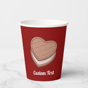 Heart Biscuit Paper Cups