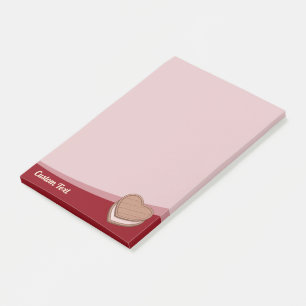 Heart Biscuit Post-it Notes