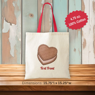 Heart Biscuit Tote Bag
