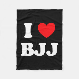 Heart BJJ Apparel Training Brazilian Jiu-Jitsu Fleece Blanket