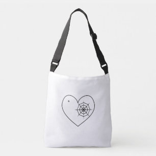Heart - Black - Emo - Tote