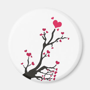 heart blossom magnets