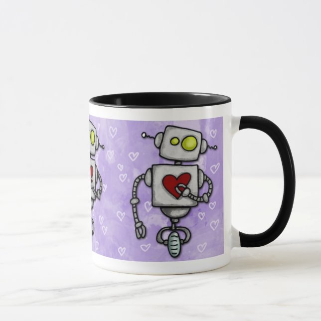 heart bot mug (Right)