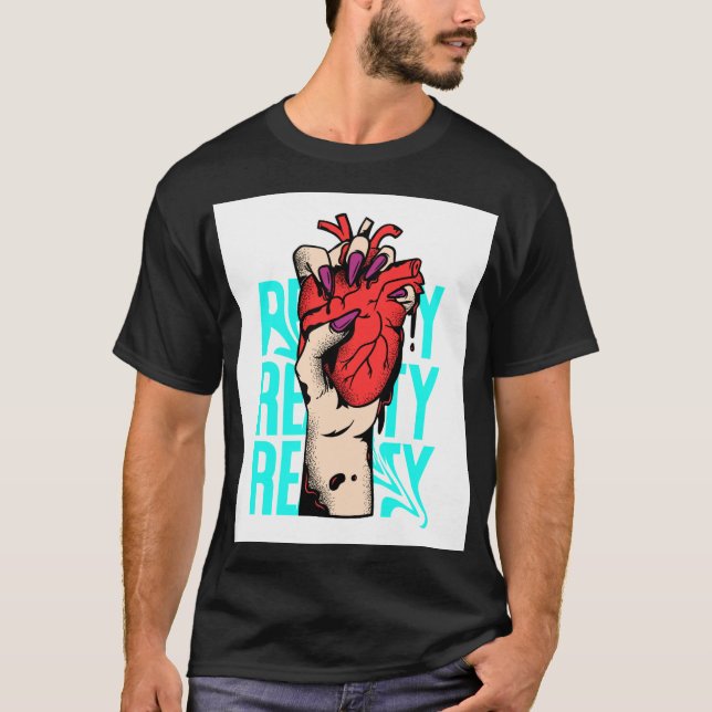 Heart break up T-shirt log (Front)
