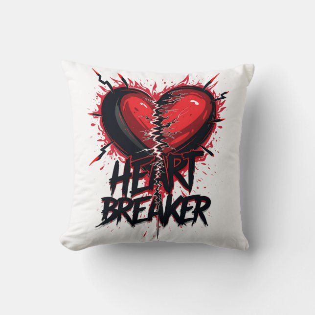 Heart Breaker for Valentine's Day Cushion (Front)